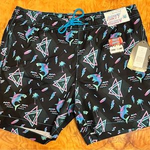 Men’s Party Sharks XL Swim Board Shirts